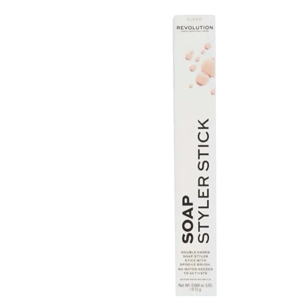 Revolution Soap Styler Stick Double Ended with Spooile Brush New‎ In Box